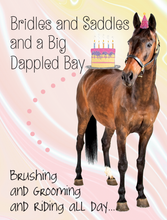 Load image into Gallery viewer, SOLDOUTHorse Birthday Card: NEW Bridles & Saddles ...Dapple Bay