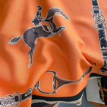 Load image into Gallery viewer, 🎁AWST Int'l Hunter Horses Acrylic Cashmere Scarf