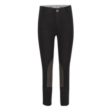 Load image into Gallery viewer, TuffRider Children's Cotton Pull-On Knee Patch Breeches