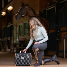 Load image into Gallery viewer, TuffRider Aluminium Diamond Grooming Box