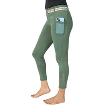 Load image into Gallery viewer, TuffRider Children's Minerva EquiCool Full Seat Tights With Phone Pocket and Loops