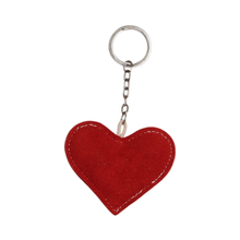 Load image into Gallery viewer, TuffRider Heart Key Chain