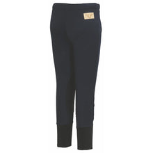 Load image into Gallery viewer, TuffRider Children's Unifleece Pull-On Stretch Fleece Knee Patch Winter Breeches