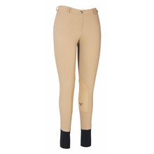 Load image into Gallery viewer, TuffRider Ladies Ribb Lowrise Pull-On Knee Patch Breeches