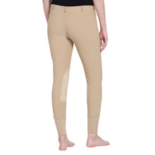 Load image into Gallery viewer, TuffRider Ladies Ribb Lowrise Pull-On Knee Patch Breeches