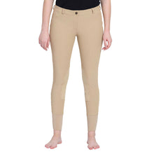 Load image into Gallery viewer, TuffRider Ladies Ribb Lowrise Pull-On Knee Patch Breeches