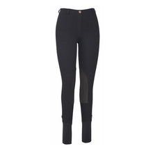 Load image into Gallery viewer, TuffRider Ladies Cotton Lowrise Pull-On Knee Patch Breeches