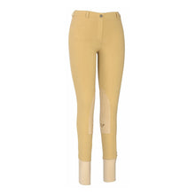 Load image into Gallery viewer, TuffRider Ladies Cotton Lowrise Pull-On Knee Patch Breeches