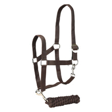 Load image into Gallery viewer, TuffRider Halter And Lead Rope Set With Breakaway Leather