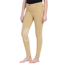 Load image into Gallery viewer, TuffRider Ladies Cotton Pull-On Knee Patch Plus Breeches