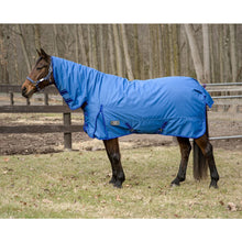 Load image into Gallery viewer, TuffRider 600 D Comfy Winter Medium Weight Ripstop Turnout Blanket w/ Combo Neck- 200 GSM