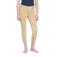 Load image into Gallery viewer, TuffRider Ladies Cotton Lowrise Wide Waistband Knee Patch Breeches