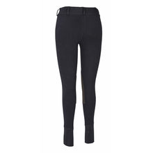 Load image into Gallery viewer, TuffRider Ladies Cotton Lowrise Wide Waistband Knee Patch Breeches