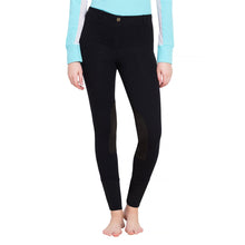 Load image into Gallery viewer, TuffRider Ladies Starter Lowrise Pull-On Knee Patch Breeches