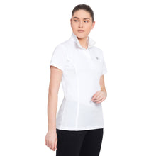 Load image into Gallery viewer, TuffRider Ladies Kirby Kwik Dry Short Sleeve Show Shirt