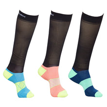 Load image into Gallery viewer, TuffRider EquiCool Ventilated Riding Socks-3 pack