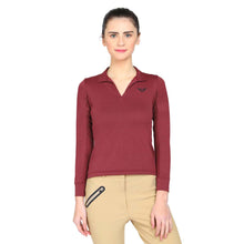 Load image into Gallery viewer, TuffRider Ladies Taylor Long Sleeve Polo