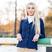 Load image into Gallery viewer, Equine Couture Women EquiVent 4-Snap Button Lite Show Coat