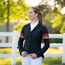 Load image into Gallery viewer, Equine Couture EquiVent Gradient Show Coat w/ Arm Stripes