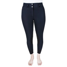 Load image into Gallery viewer, Equine Couture Charlotte Suede Knee Patch Breech