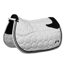 Load image into Gallery viewer, Equine Couture Luxe Saddle Pad with White Sherpa Fleece Lining