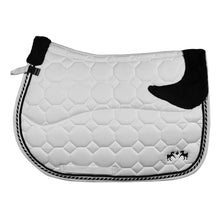 Load image into Gallery viewer, Equine Couture Luxe Saddle Pad with White Sherpa Fleece Lining