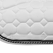 Load image into Gallery viewer, Equine Couture Luxe Saddle Pad with White Sherpa Fleece Lining