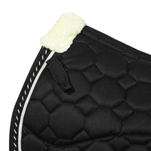 Load image into Gallery viewer, Equine Couture Luxe Saddle Pad with White Sherpa Fleece Lining