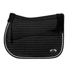 Load image into Gallery viewer, Equine Couture Regal Saddle Pad with White Sherpa Fleece and CoolMax lining