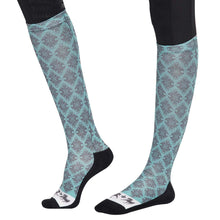 Load image into Gallery viewer, Equine Couture Ladies Tara Technical Padded Knee Hi Boot Socks