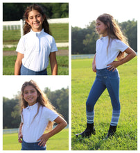Load image into Gallery viewer, Equine Couture Children's Cara Short Sleeve Show Shirt