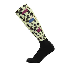 Load image into Gallery viewer, Equine Couture Ladies OTC Boot Socks- Show Day