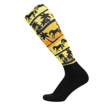 Load image into Gallery viewer, Equine Couture Ladies OTC Boot Socks- Ocala Sunrise