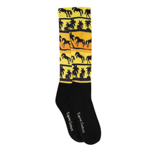 Load image into Gallery viewer, Equine Couture Ladies OTC Boot Socks- Ocala Sunrise