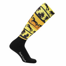 Load image into Gallery viewer, Equine Couture Ladies OTC Boot Socks- Ocala Sunrise