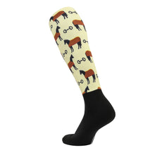 Load image into Gallery viewer, Equine Couture Ladies OTC Boot Socks- Autumn Vibes