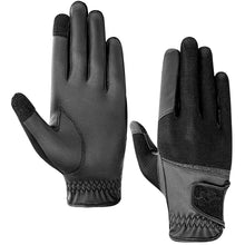Load image into Gallery viewer, Equine Couture Aerocool Touch Screen Riding Gloves with Glitter