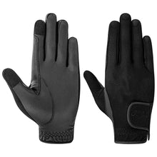 Load image into Gallery viewer, Equine Couture Aerocool Pull-On Touch Screen Riding Gloves