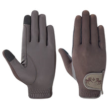 Load image into Gallery viewer, Equine Couture Aerocool Pull-On Touch Screen Riding Gloves