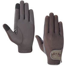Load image into Gallery viewer, Equine Couture Aerocool Pull-On Touch Screen Riding Gloves