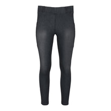 Load image into Gallery viewer, Equine Couture Ladies Denim Full Seat Silicon Tights with Phone Pocket
