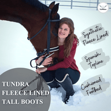 Load image into Gallery viewer, TuffRider Ladies Tundra Fleece Lined Tall Boots in Synthetic Leather