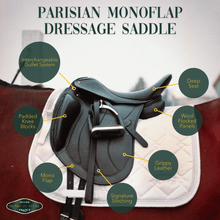 Load image into Gallery viewer, Henri De Rivel Parisian Monoflap IGP Dressage Saddle