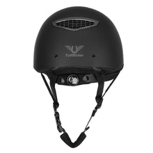 Load image into Gallery viewer, TuffRider Starter Helmet with Carbon Fiber Print Grill
