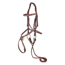 Load image into Gallery viewer, Laureate by Henri de Rivel Figure 8 Bridle w/ Rubber Reins