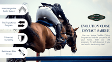 Load image into Gallery viewer, HENRI DE RIVEL EVOLUTION CLOSE CONTACT IGP SADDLE