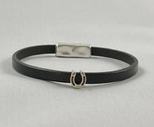 Load image into Gallery viewer, Leather Horse Shoe Bracelet