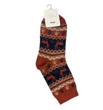 Load image into Gallery viewer, 🎁Reindeer Print Cozy Cabin Socks