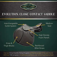 Load image into Gallery viewer, HENRI DE RIVEL EVOLUTION CLOSE CONTACT IGP SADDLE