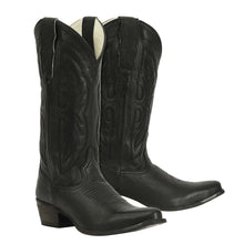 Load image into Gallery viewer, TuffRider Women Cowtown Mid Height Embroidered Leather Snip Toe Western Boots